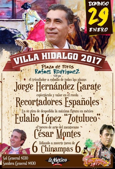 Zotuluco en Villa Hidalgo 2017