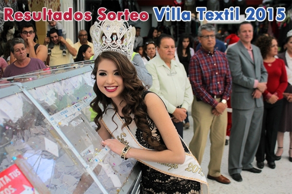Resultados Sorteo Villa Textil 2015