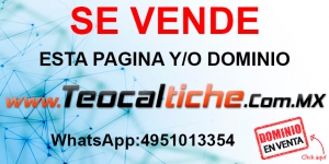 Se vende esta pagina